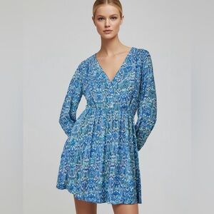 Zara Flowy Printed Mini Dress